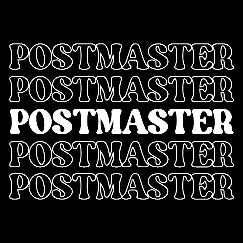 Postmeister Postbote Postamtsleiter