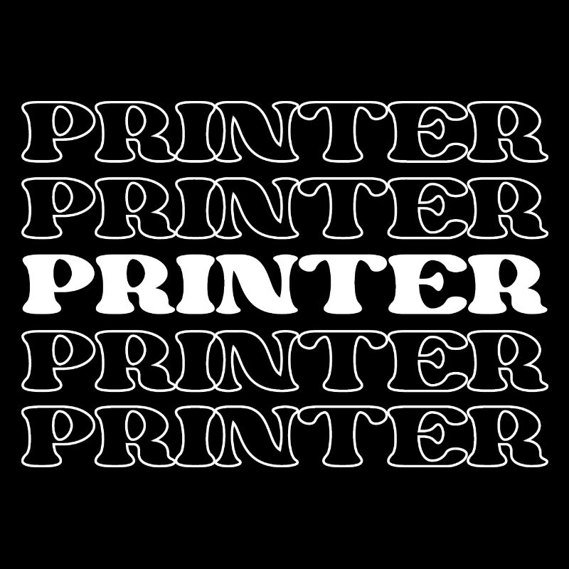 Printer Press Operator Typesetter Print Worker