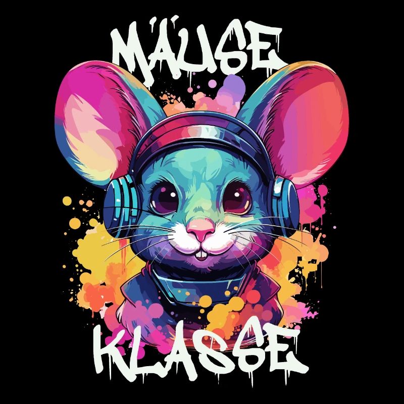 Graffiti Mäuseklasse Grundschule Klassentier