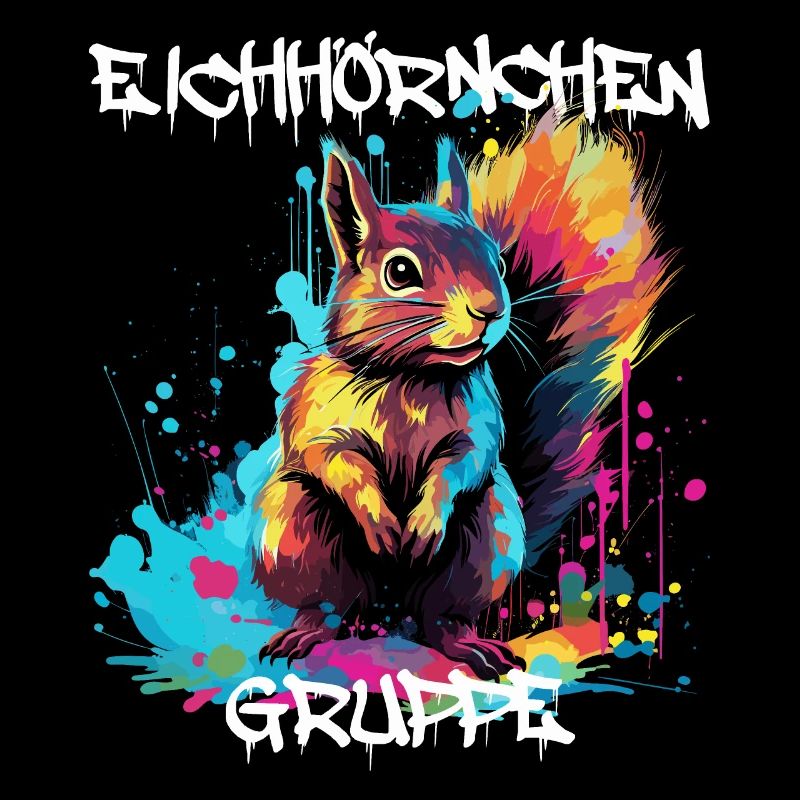 Eichhörnchengruppe Kindergarten Gruppentier