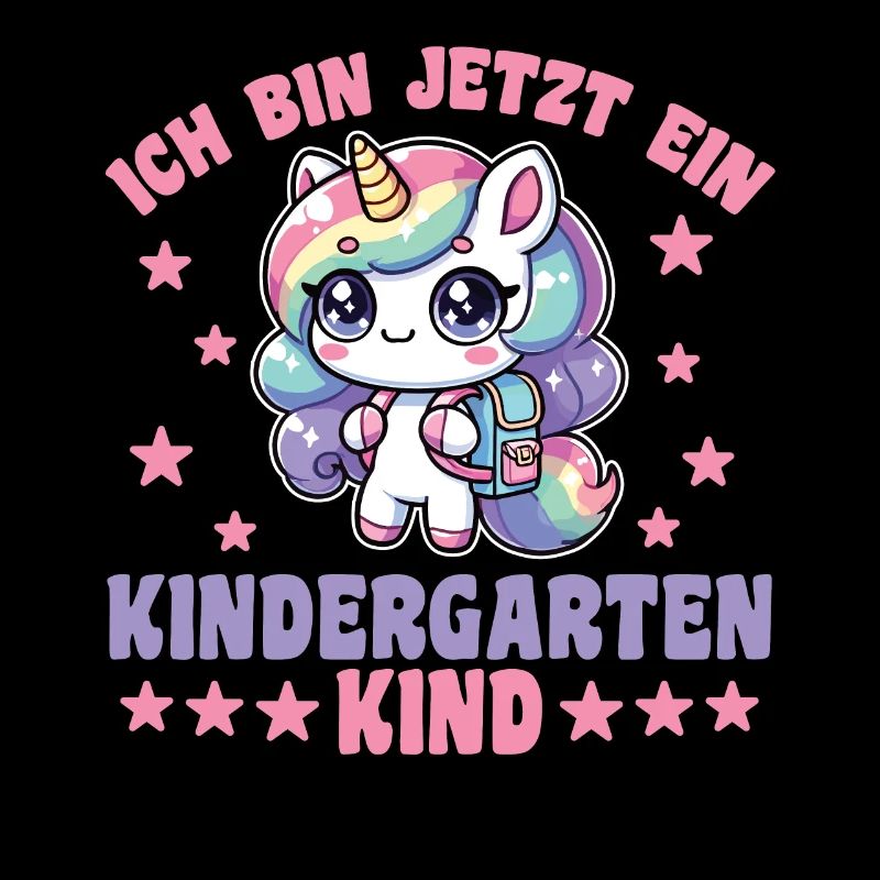 ich bin ein Kindergartenkind Kindergarten Einhorn