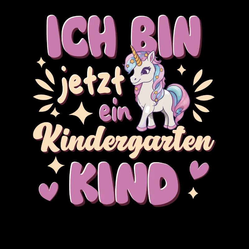 ich bin ein Kindergartenkind Kindergarten Einhorn
