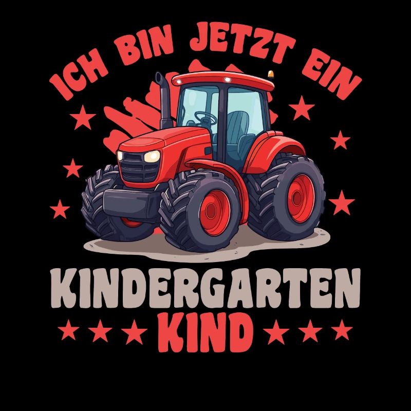 ich bin ein Kindergartenkind Kindergarten Traktor