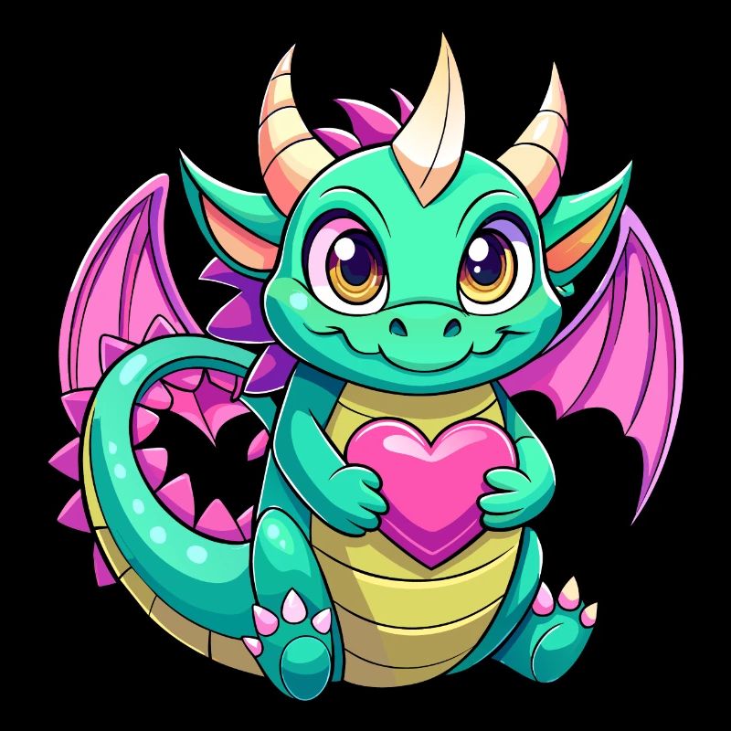 Dragon coloré