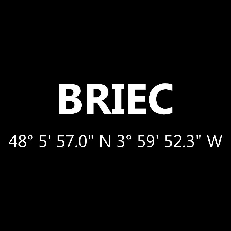 Briec coordonnées gps