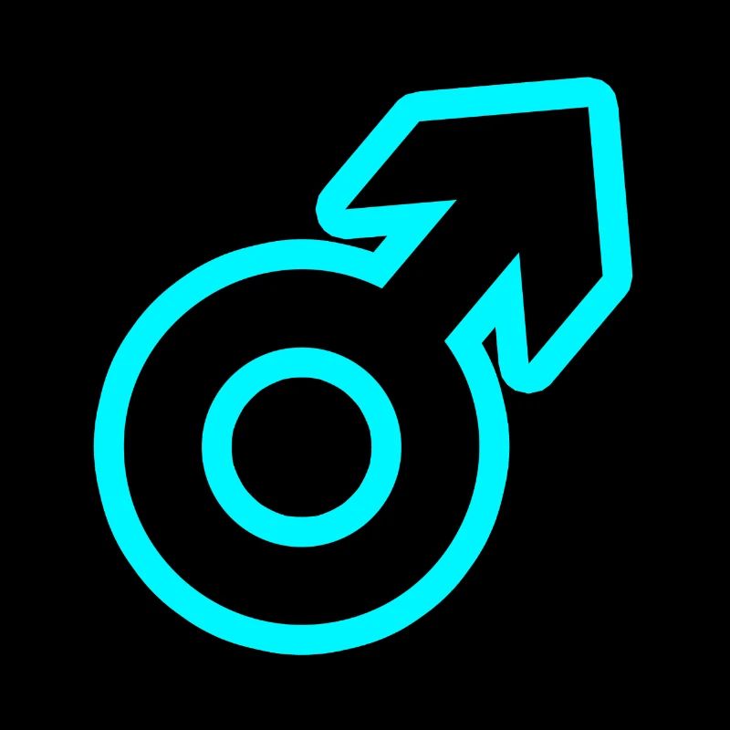 Masculinity sign Mars symbol