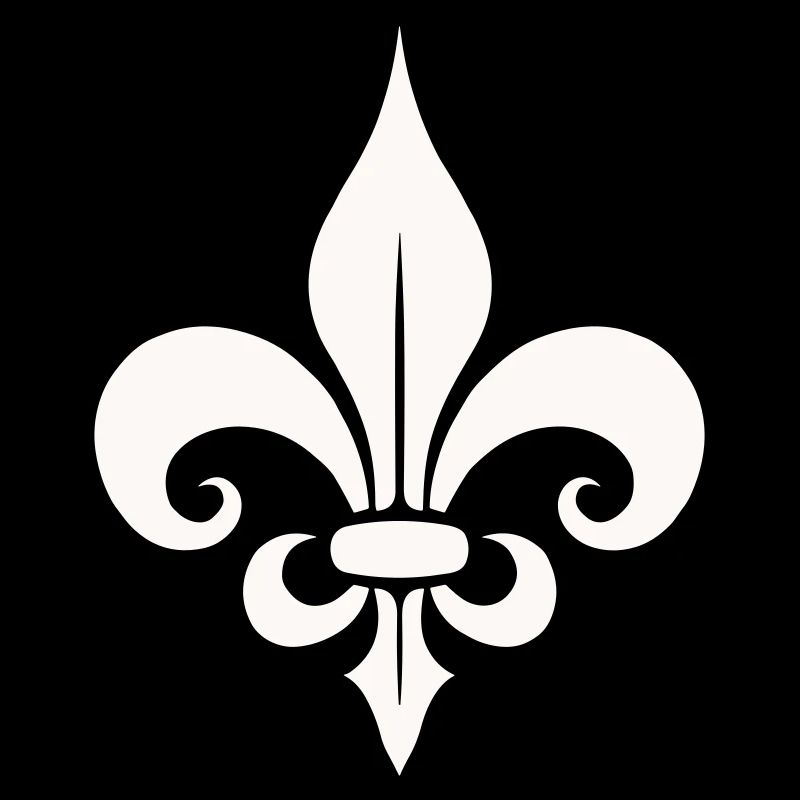 Symbolisches Fleur de Lis-Design
