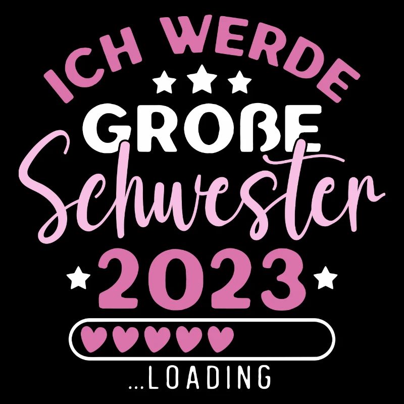 Große Schwester 2023 Mädchen Geschwister Geburt