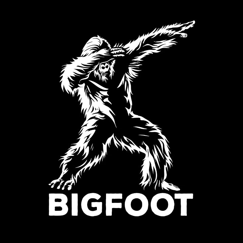 Dabbing Bigfoot - Dab Dance - Legend - Mythical Creatures