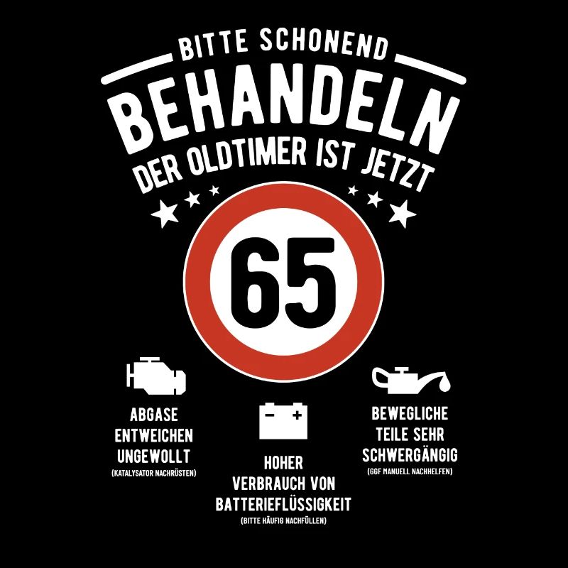 Oldtimer schonend behandeln - 65. Geburtstag