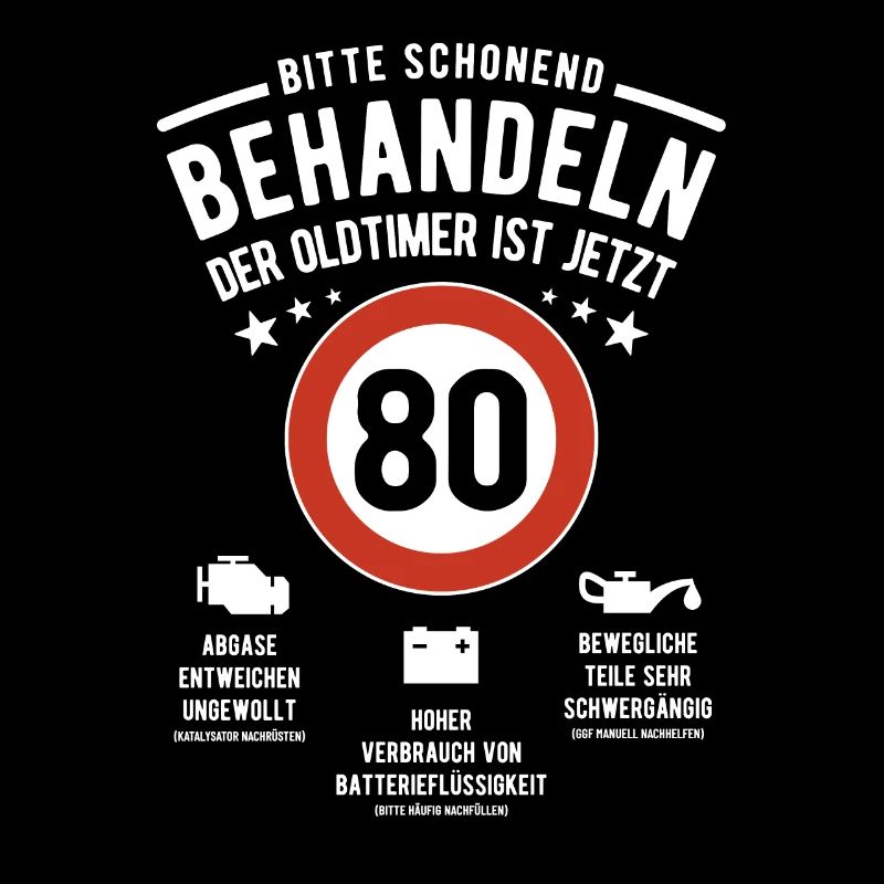 Oldtimer schonend behandeln - 80. Geburtstag