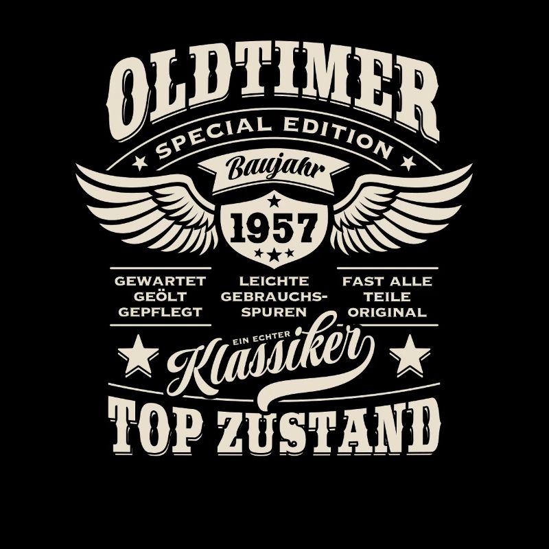 Oldtimer Baujahr 1957 - Geburtstag - Geschenk
