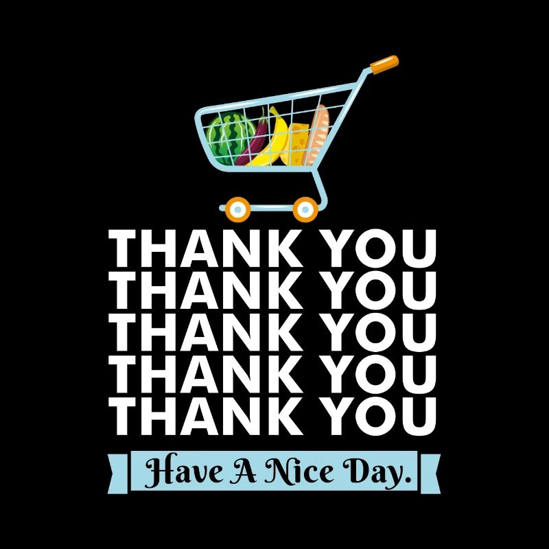 Die Einkaufstasche / Der Einkaufswagen! - Geschenk