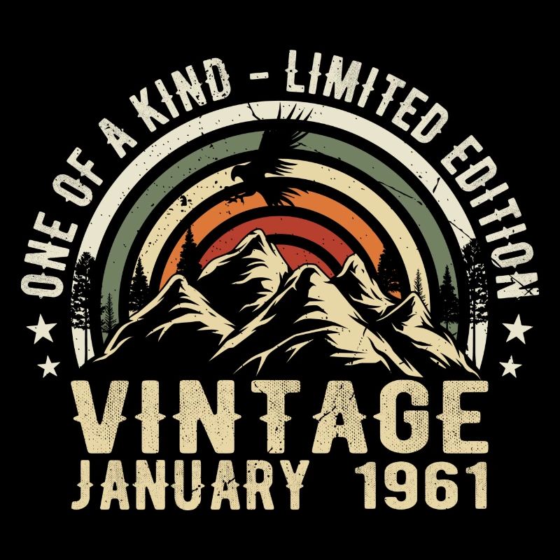 Januar 1961 Geburtstagsgeschenk - Original 64 Jahre