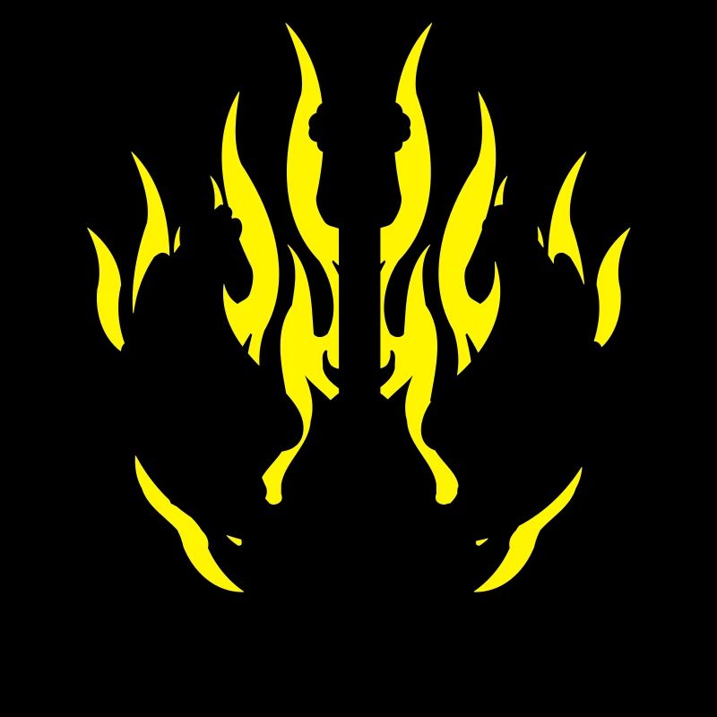 guitar wing flame