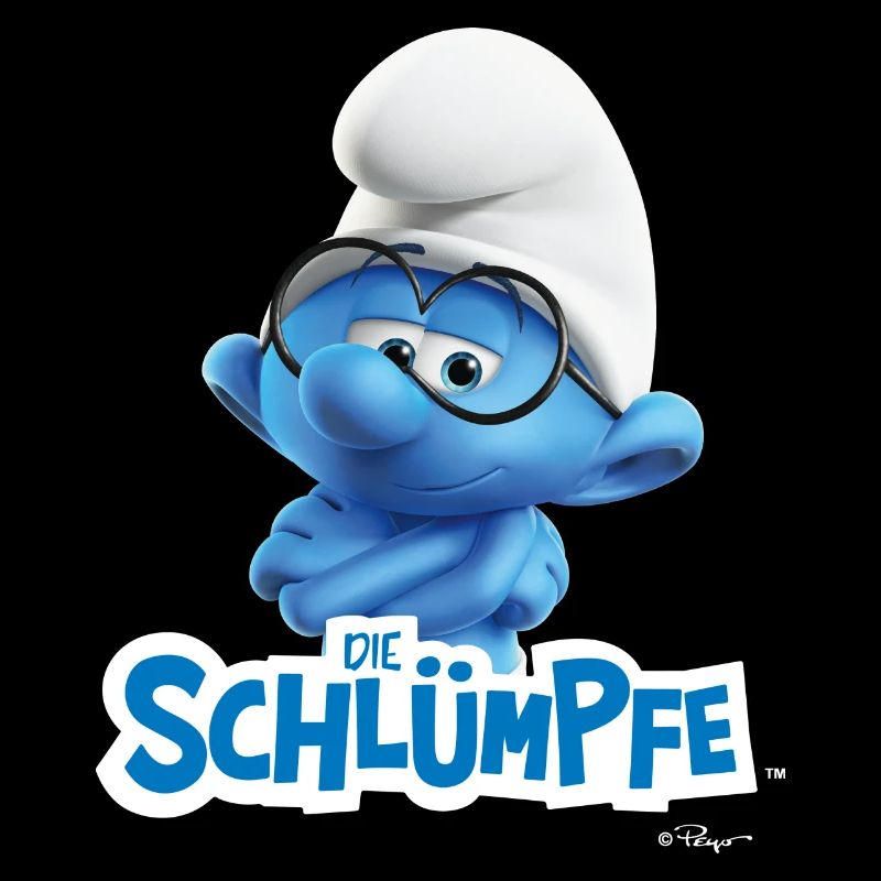 The Smurfs Schlaubi Smurf Logo