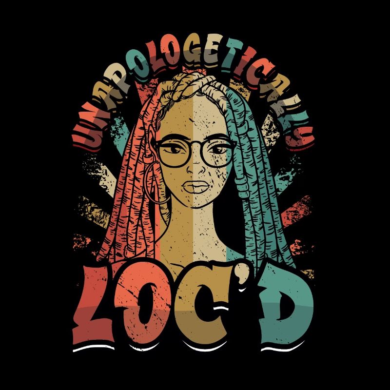 Unapologetically curly dreadlocks melanin black