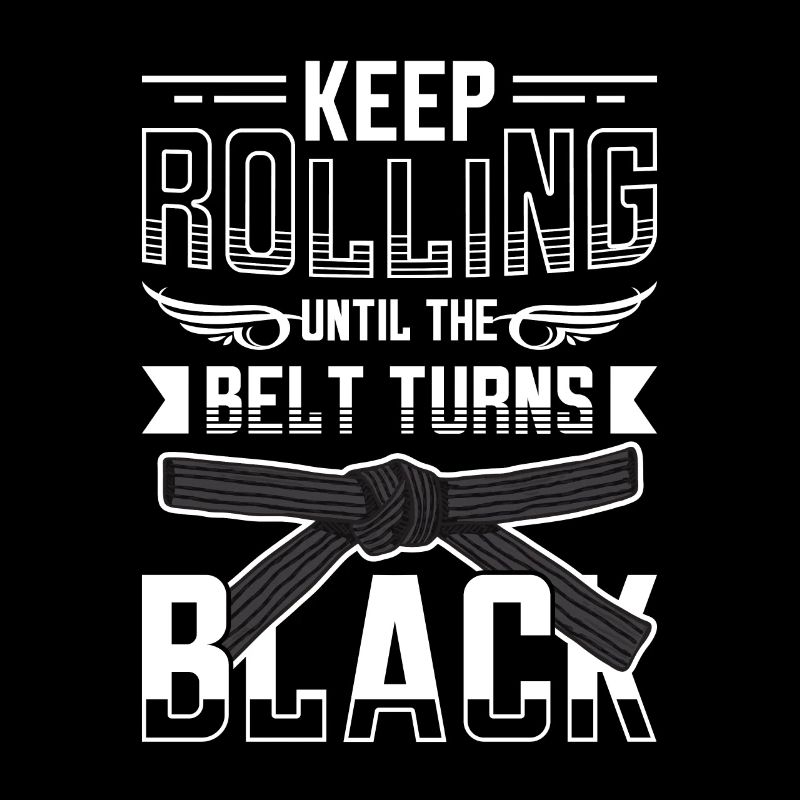 Keep going until the belt turns black