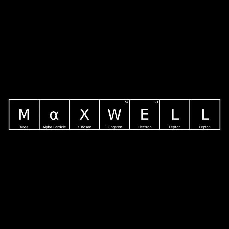 Maxwell Name Vorname Chemie Periodensystem Element