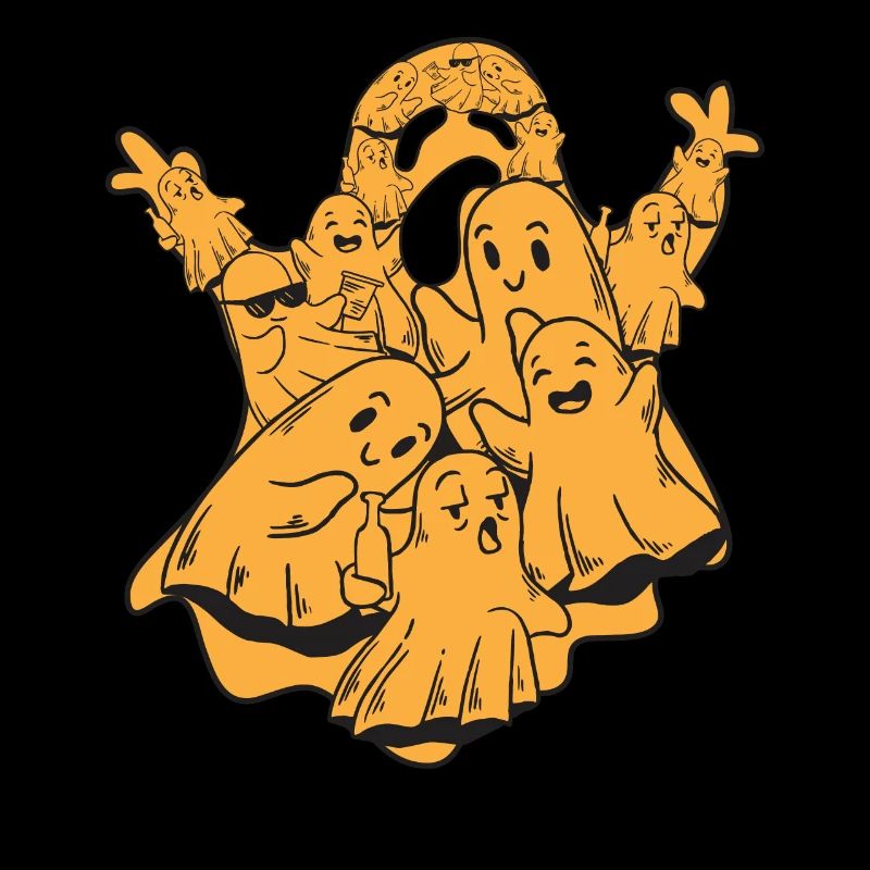 Halloween Ghost with Ghosts I Halloween Ghost