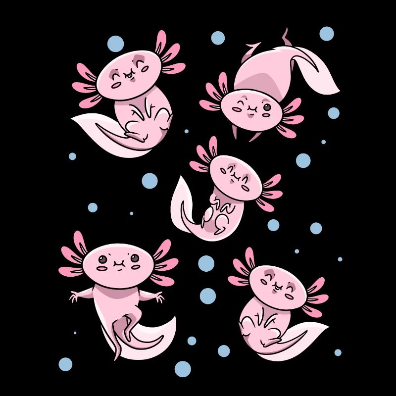 Axolotl Many Axolotls Cute Axolotl Lover Axolotls
