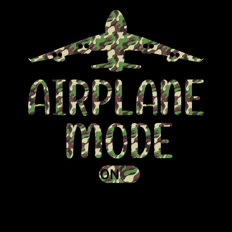 Airplane Mode On Passenger Plane Airport Pilot Pla