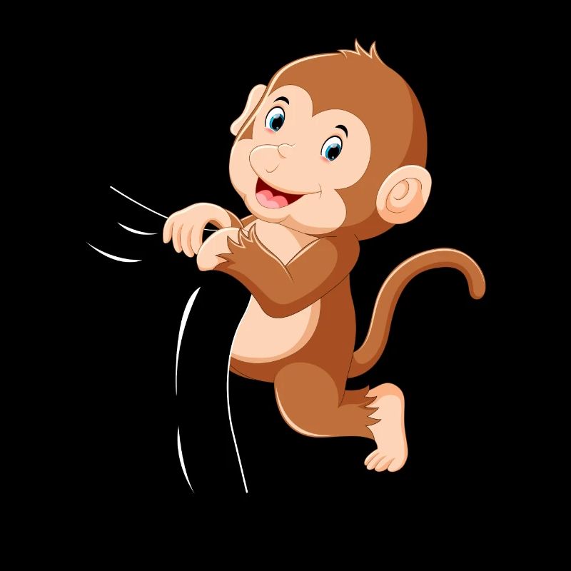 Singe mignon bébé singe bébé orang-outan bébé singe