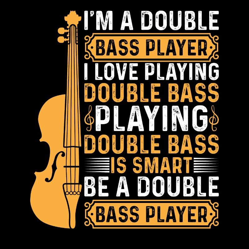 Playing Double Bass Is Smart - Contrabass Double B