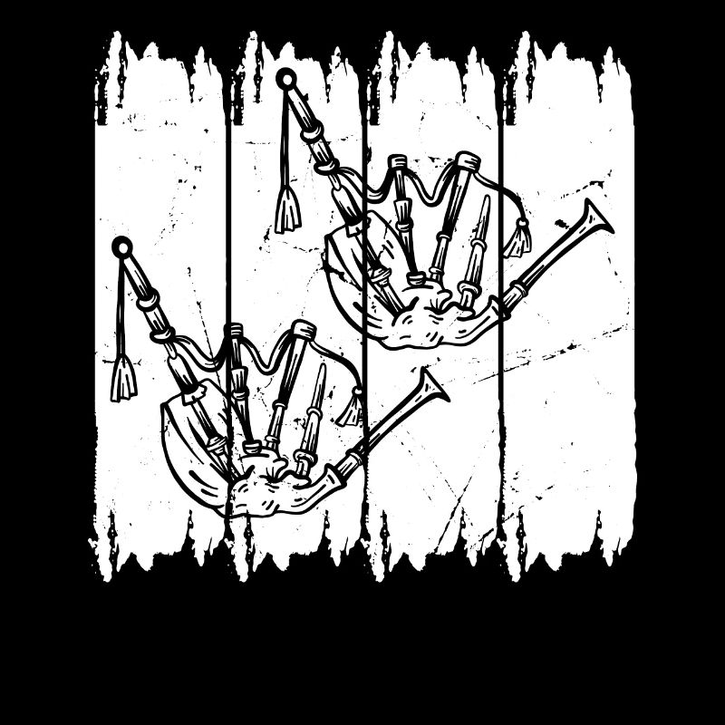 Joueur de cornemuse Instrument de cornemuse