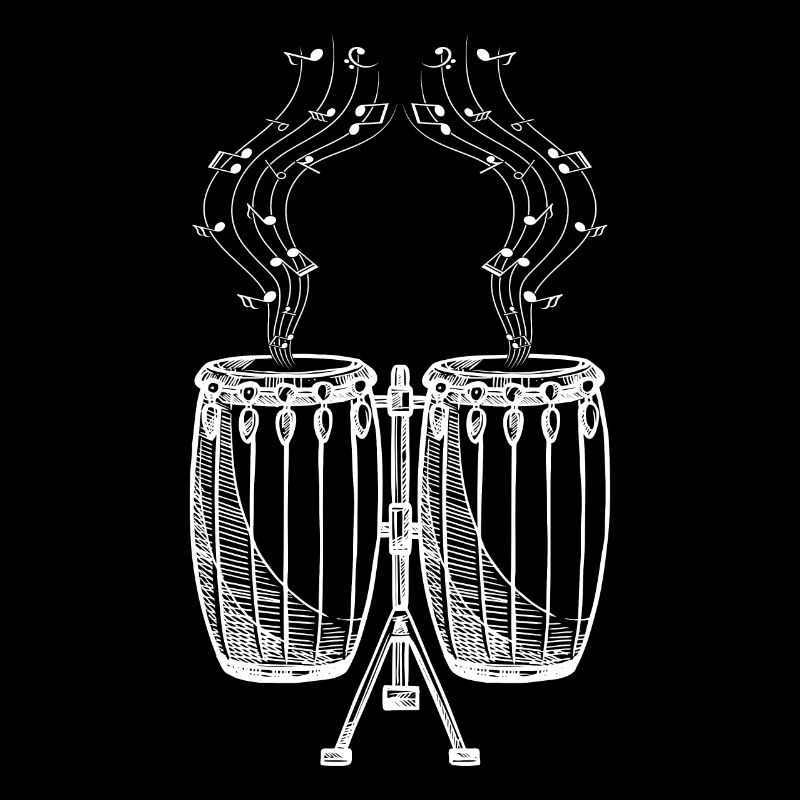 Conga Music Notes Conga Player Conga Drums Instrum