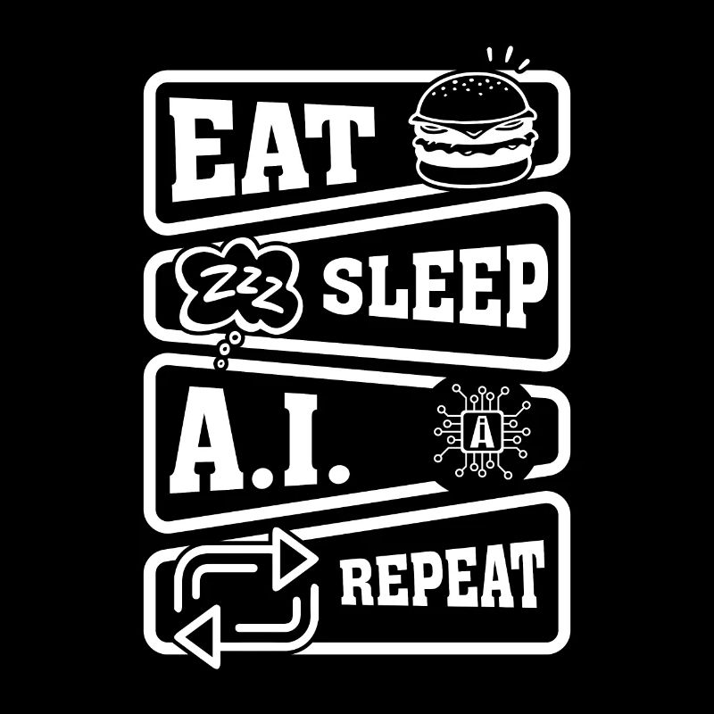 Eat Sleep A.I. Repeat! - Artificial Intelligence A