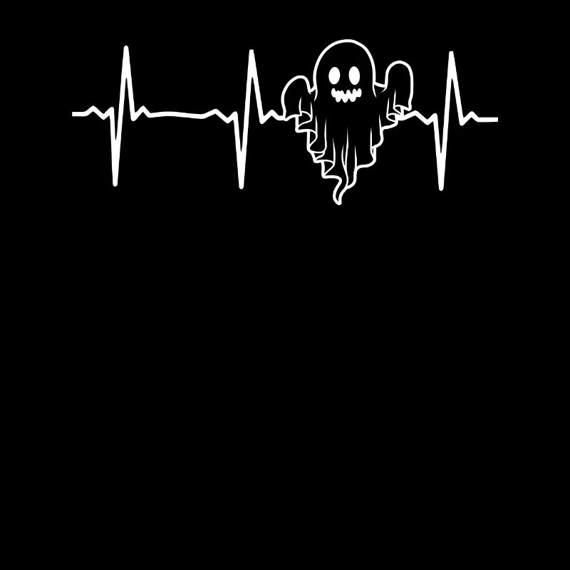 Halloween Ghost Heartbeat Ghost Halloween Ghost
