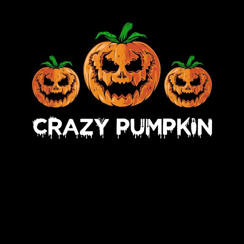 Crazy Pumpkin Halloween Pumpkin