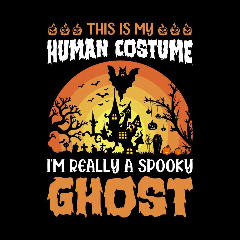 Halloween Ghost Spooky Ghost - Funny Halloween Gho