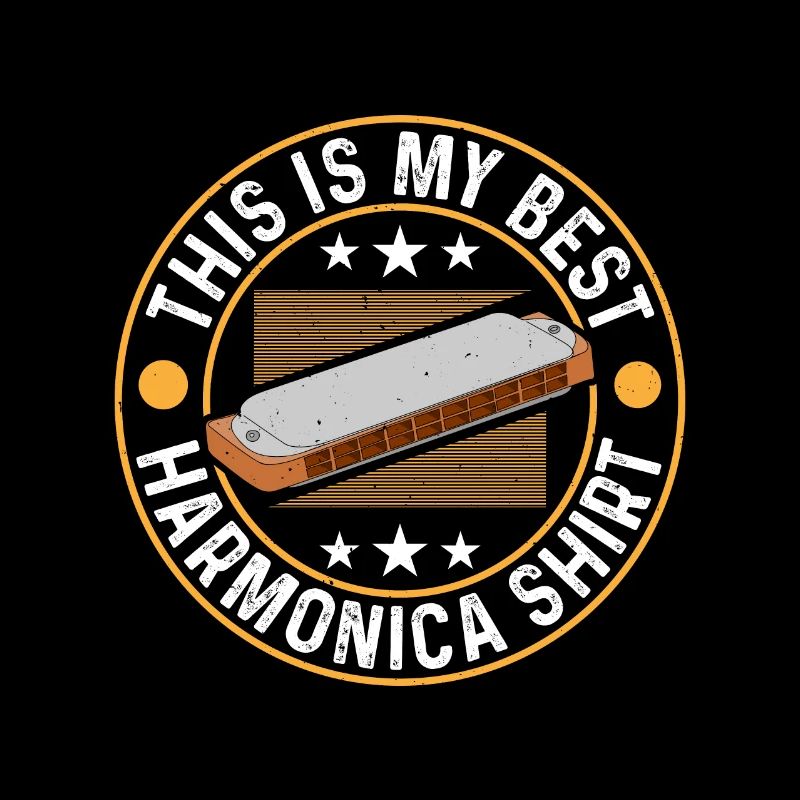 C’est ma meilleure chemise d’harmonica Harmonica musical
