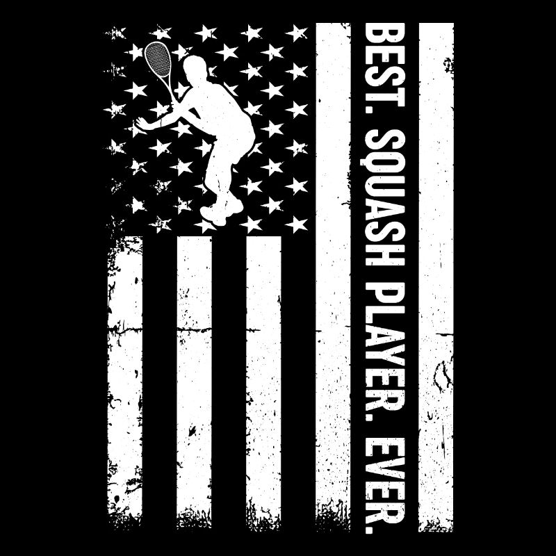 Best Squash Player Ever - Squash US Flag Squash Pl