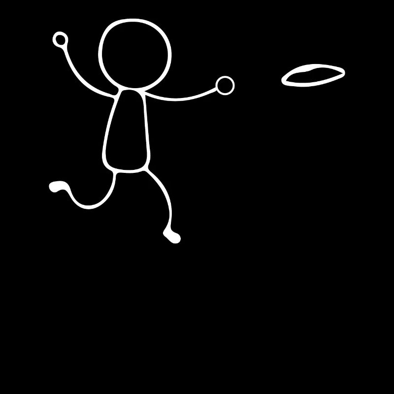Funny Disc Golf bâton figure disc golfeur