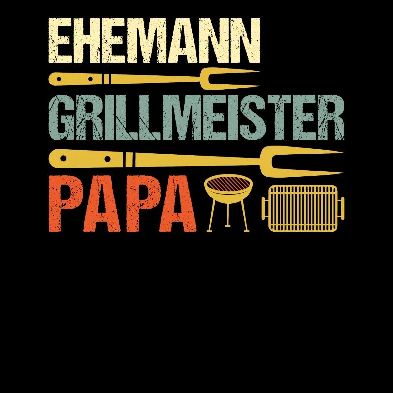 Vatertag Idee Papa - Ehemann Grillmeister Papa