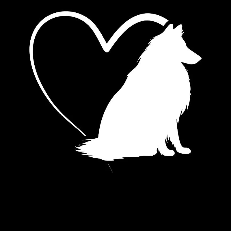 Rough Collie Lover Rough Collie Coeur Rough Collie