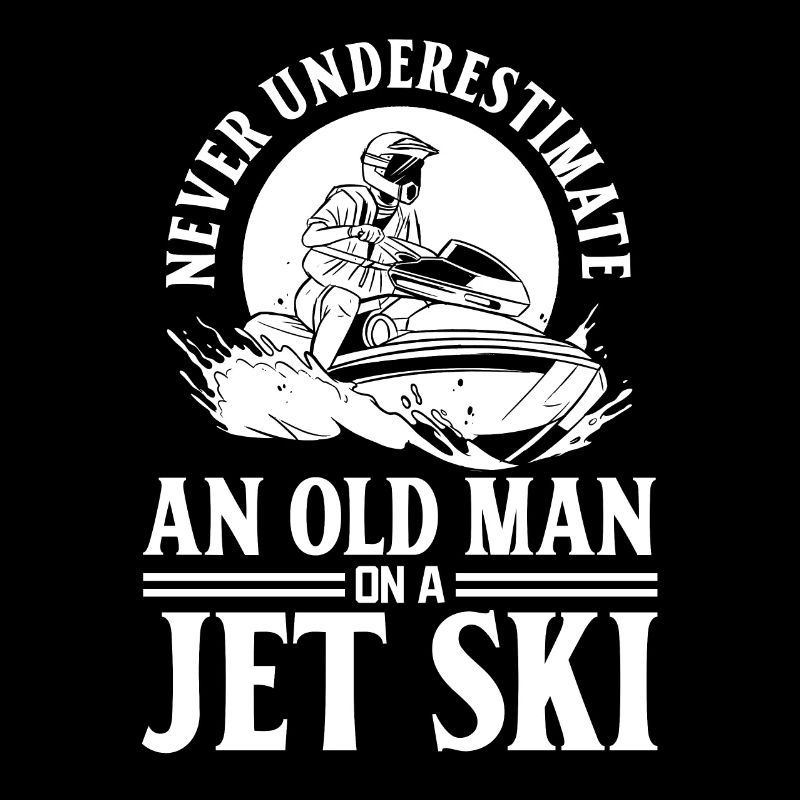 Never underestimate an old man on a jet ski - Gran