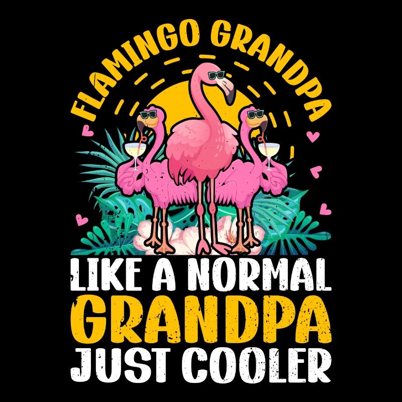 Papi flamant rose comme un papy normal, juste plus frais