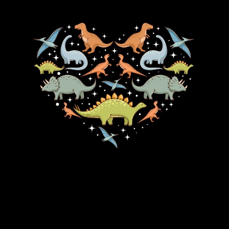 Dinosaur T-Rex Dinosaur T-Rex Dino Heart