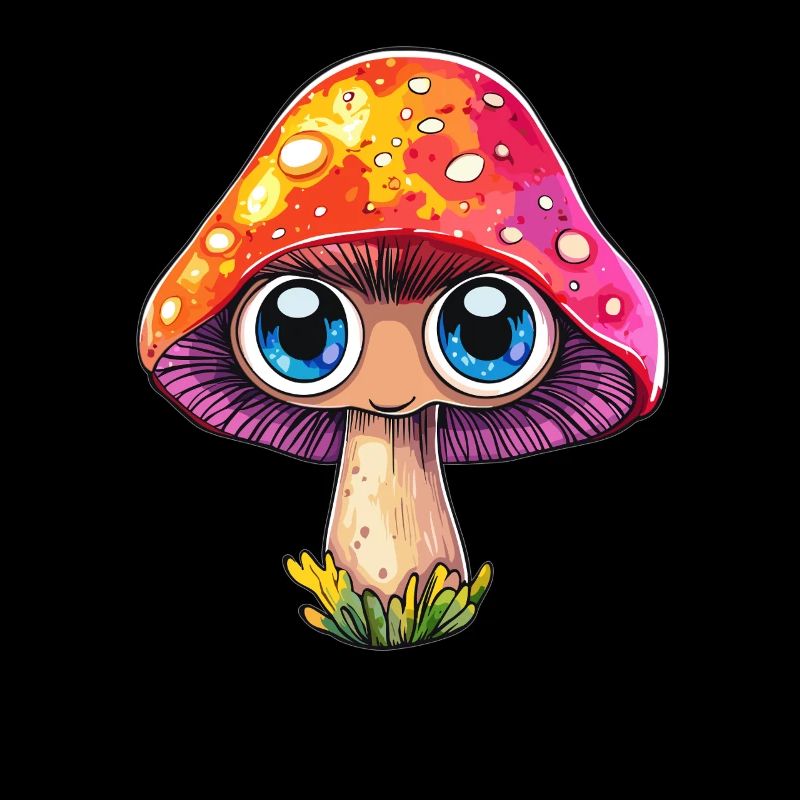 Pilz mit großen Augen