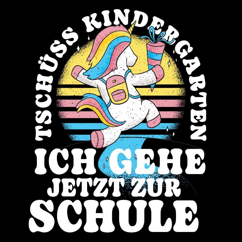 Einschulung Einhorn Tschüss Kindergarten