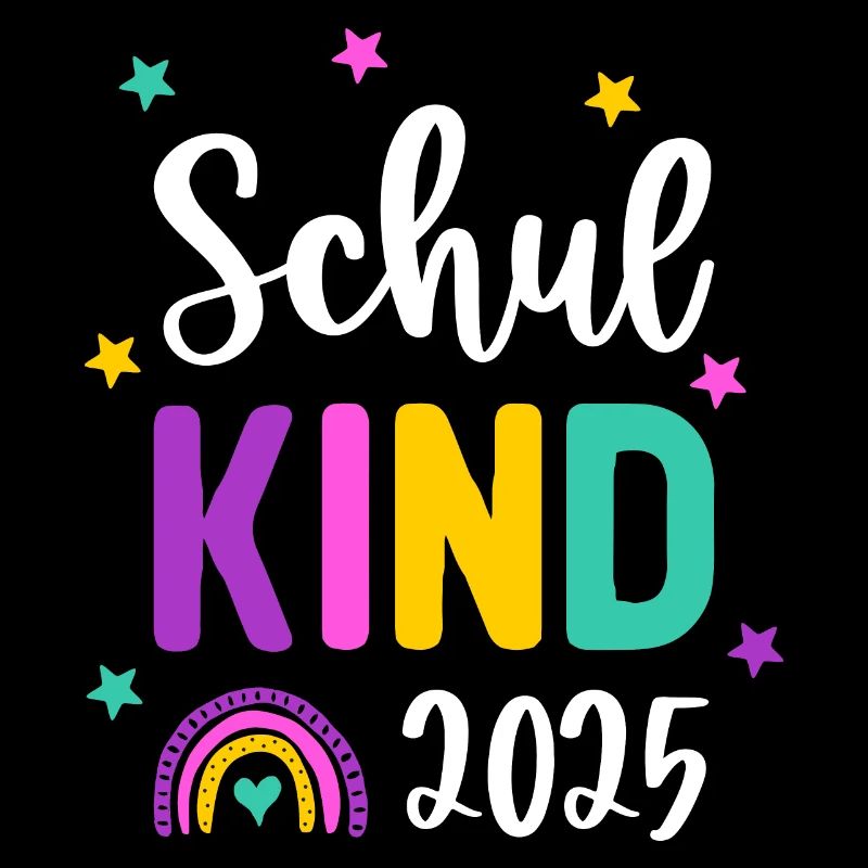 Schulkind 2025 Einschulung Regenbogen Schule