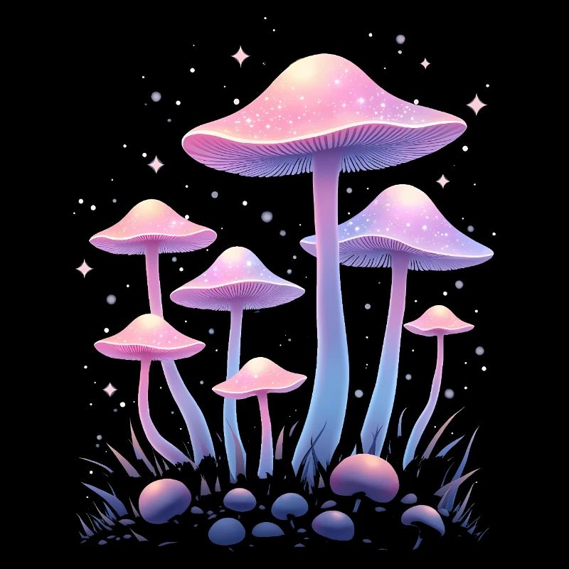 Magic Mushrooms Design - Mystic Forest