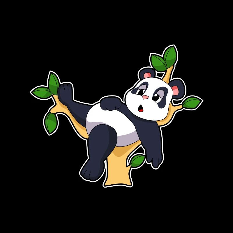 Panda sur arbre