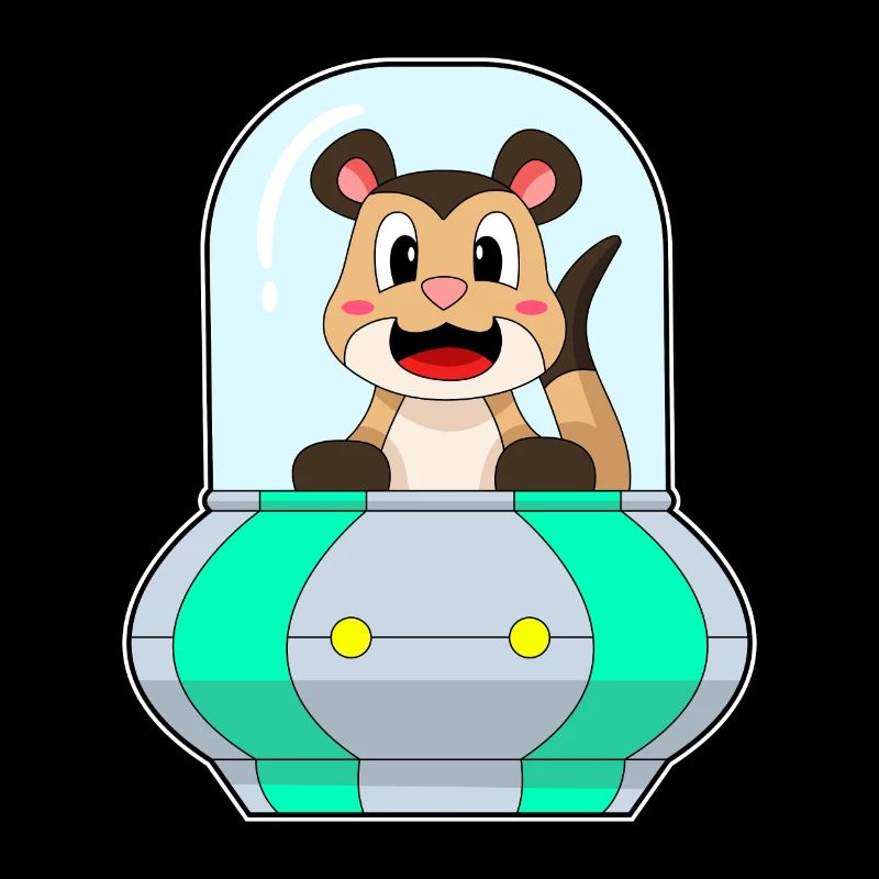 Suricates avec bateau