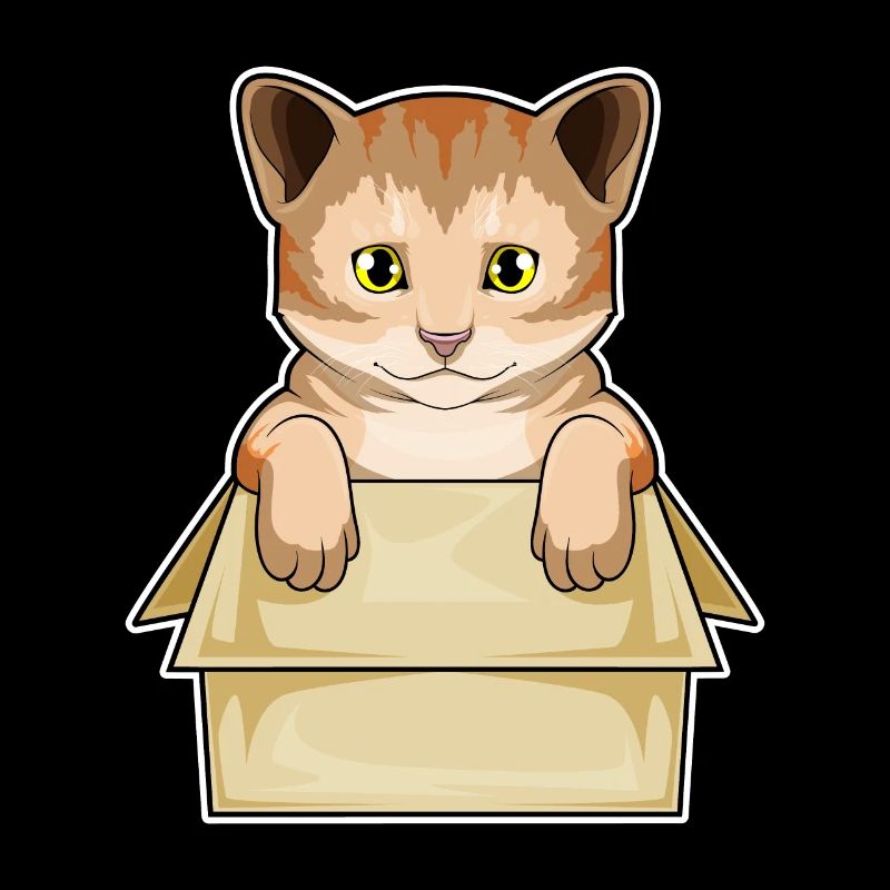 Katze Karton
