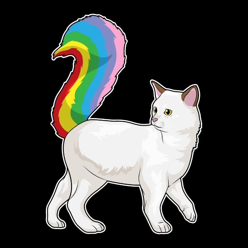 Arc-en-ciel de chat